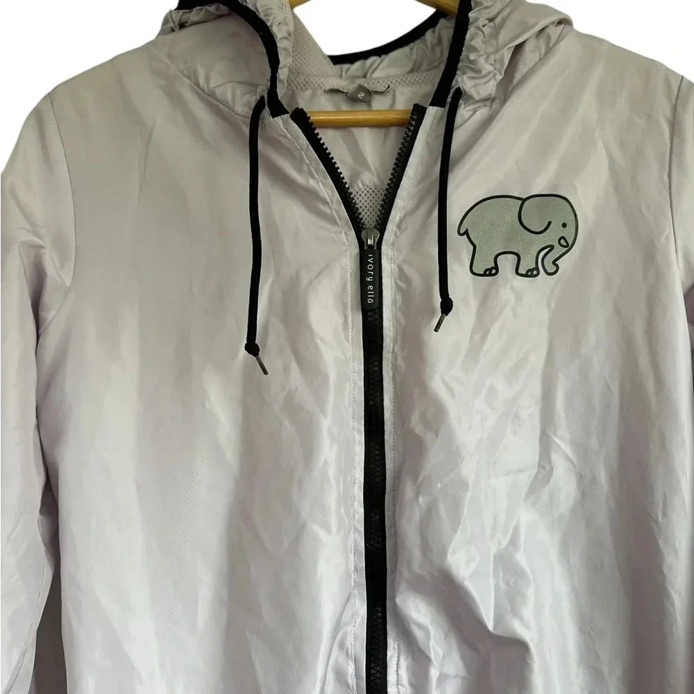 Ivory Ella Lavender Windbreaker Jacket - Picture 9 of 16